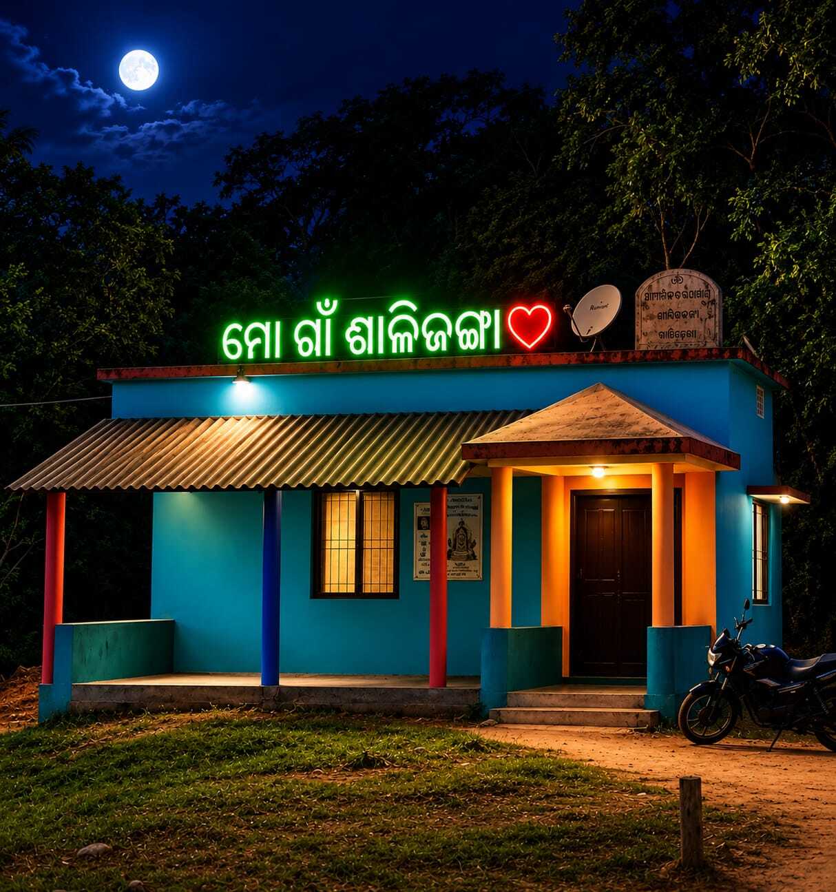 Biplabi Jubak Sangha Club Building at Night